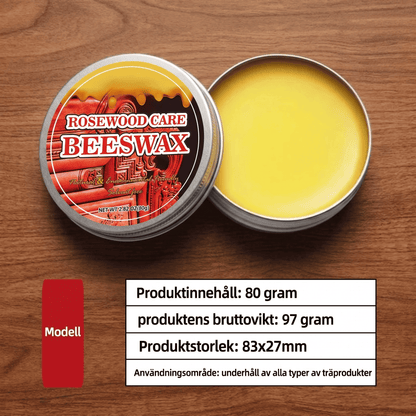 Naturlig Bivaxbalsam för Träredskap och Skärbrädor – 80g - TYKO