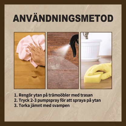 WaxHaven – Naturlig Bivaxspray för Trä och Möbler