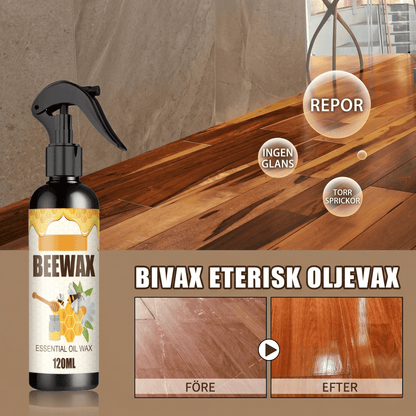 WaxHaven – Naturlig Bivaxspray för Trä och Möbler